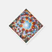 オランダチューリップガーデンインサンシャイン スタンダードカクテルナプキン (角)