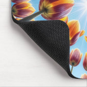 オランダチューリップガーデンインサンシャイン マウスパッド (コーナー)