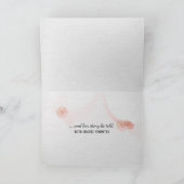 オランダチューリップガーデン悔やみや弔慰 カード (内部)