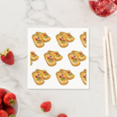 オランダチューリップ付き木靴，クロムペン，オランダ スタンダードカクテルナプキン (インサイチュ)