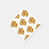 オランダチューリップ付き木靴，クロムペン，オランダ スタンダードカクテルナプキン (角)