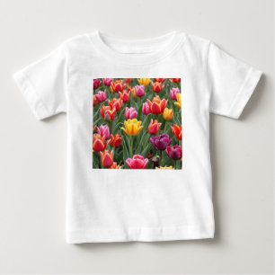 オランダチューリップ ベビーTシャツ
