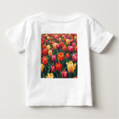 オランダチューリップ ベビーTシャツ (裏面)