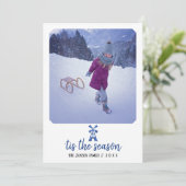 オランダデルフトウィンドミルフォトホリデーカード シーズンカード (スタンド正面)