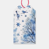 オランダデルフトクリスマス花瓶クリスマスカード ギフトタグ (裏面)