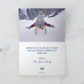 オランダデルフトブルーホリデーグリーティングカード シーズンカード (内部)