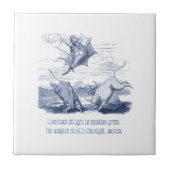 オランダデルフトヴィルヘルムブッシュインスパイアデコール タイル (正面)