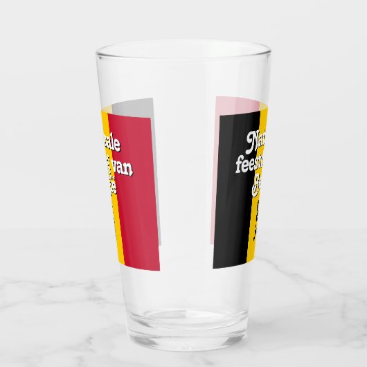 オランダナショナレフェストダグヴァンベルギーベルギーベルギー国旗 タンブラーグラス (右)