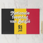 オランダナショナレフェストダグヴァンベルギーベルギーベルギー国旗 ペーパーパッド (インサイチュ)