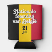 オランダナショナレフェストダグヴァンベルギーベルギーベルギー国旗 缶クーラー (裏面)