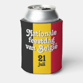 オランダナショナレフェストダグヴァンベルギーベルギーベルギー国旗 缶クーラー (缶裏面)