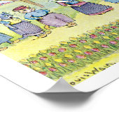 オランダネコLouis Wain ポスター (角)