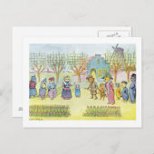 オランダネコLouis Wain ポストカード (正面/裏面)