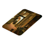 オランダハウスのインテリア(油パネル) マグネット (左側)