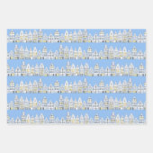 オランダハウスバイクスアムステルダムバラエティーパック ラッピングペーパーシート (正面)