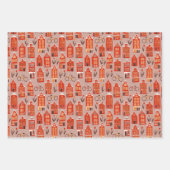 オランダハウスバイクチューリップアムステルダムバラエティパック ラッピングペーパーシート (正面2)