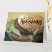 オランダハッピーファーザー カード (黄色い花)