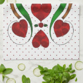 オランダハート キッチンタオル (折り畳み)