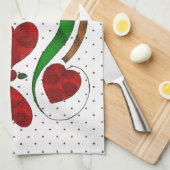 オランダハート キッチンタオル (四つ折り)