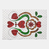 オランダハート キッチンタオル (横)