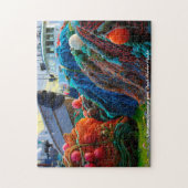 オランダハーバーアラスカ。クリスマスの挨拶 ジグソーパズル (縦)