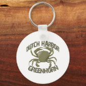 オランダハーバーグリーンホーン キーホルダー (正面)