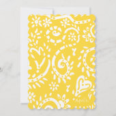 オランダバニーパーソナライズされた ノートカード (裏面)