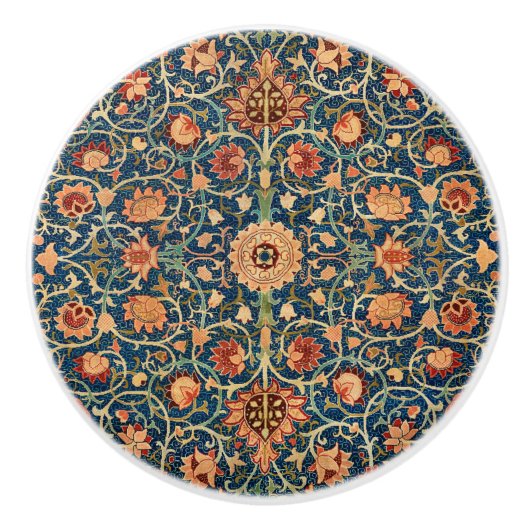 オランダパークデザイン(by William Morris) セラミックノブ (正面)