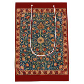 オランダパークデザイン(by William Morris) ミディアムペーパーバッグ (裏面)