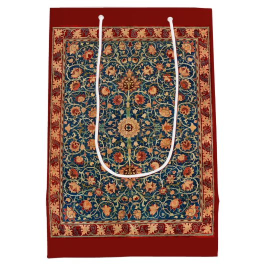 オランダパークデザイン(by William Morris) ミディアムペーパーバッグ (裏面)