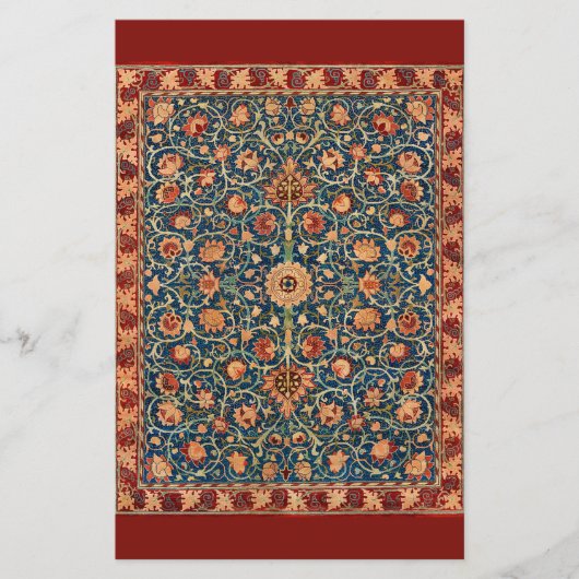 オランダパークデザイン(by William Morris) 便箋 (正面)