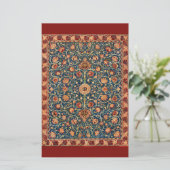 オランダパークデザイン(by William Morris) 便箋 (スタンド正面)