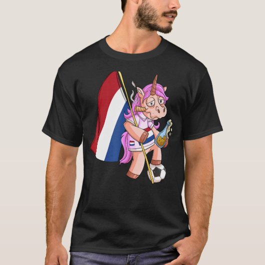オランダパーティーユニコーン Tシャツ (正面)
