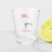 オランダフラグのマップホスト応援 ショットグラス (裏面)
