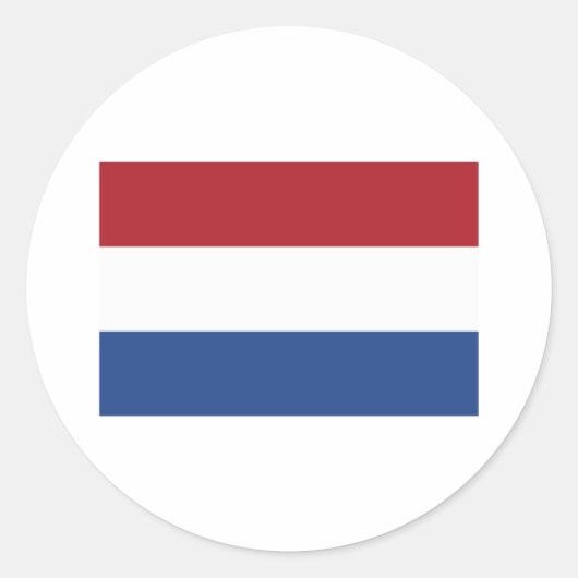 オランダフラグ製品 ラウンドシール (正面)