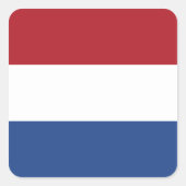 オランダフラグ スクエアシール (正面)