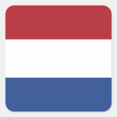 オランダフラグ スクエアシール (正面)