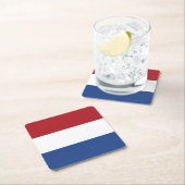 オランダフラグ スクエアペーパーコースター (インサイチュ)