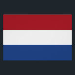 オランダフラグ ポスター<br><div class="desc">愛国国旗。オランダ。</div>