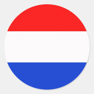 オランダフラグ ラウンドシール