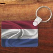 オランダフラグKeychain キーホルダー (正面)