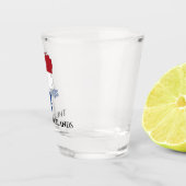 オランダフラッグの地図 ショットグラス (右)