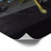 オランダフラワー絵画ズスチルライフファインアート ポスター (角)