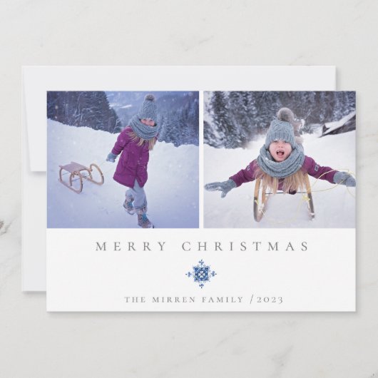 オランダフローラホリデーフォトカード シーズンカード (正面)