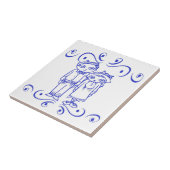 オランダブルーキッズ タイル (側面)