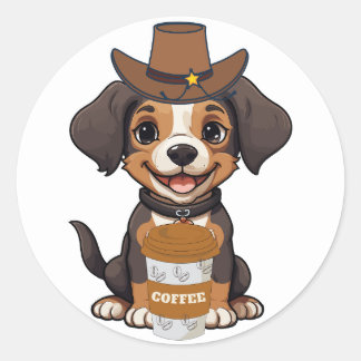 オランダブローズコーヒードッグ ラウンドシール