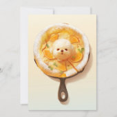 オランダベビーパンケーキかわいいドッグアイスクリーム シーズンカード (正面)