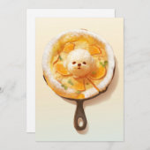 オランダベビーパンケーキかわいいドッグアイスクリーム シーズンカード (正面/裏面)