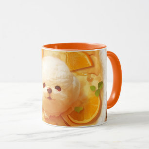 オランダベビーパンケーキかわいいドッグアイスクリーム マグカップ