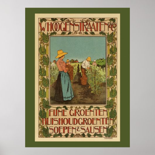 オランダベルエポック野菜広告ズ ポスター (正面)
